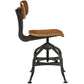 Mark Wood Dining Stool Brown by Modway