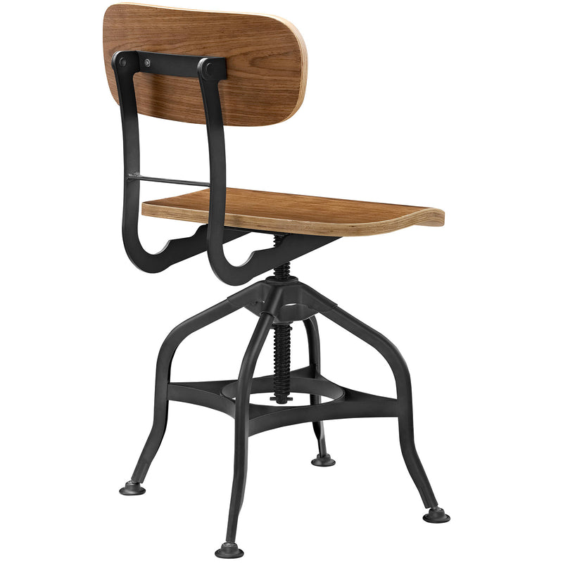 Mark Wood Dining Stool Brown by Modway