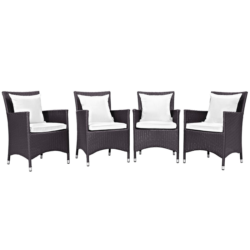 Convene 4 Piece Outdoor Patio Dining Set by Modway