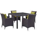 Convene 5 Piece Outdoor Patio Dining Set by Modway