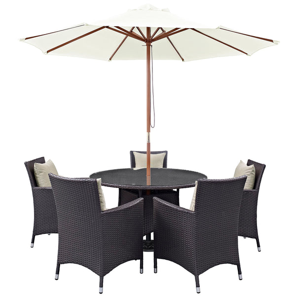 Convene 7 Piece Outdoor Patio Dining Set by Modway