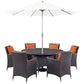 Convene 8 Piece Outdoor Patio Dining Set by Modway