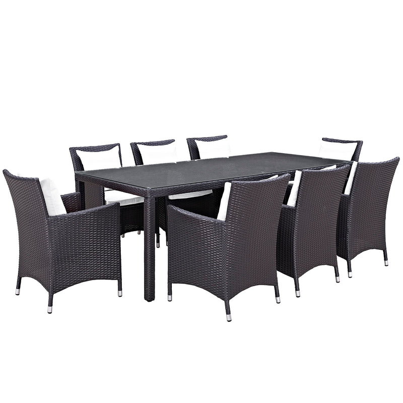 Convene 9 Piece Outdoor Patio Dining Set by Modway