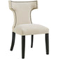 Curve Fabric Dining Chair | Polyester by Modway