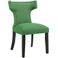 Curve Fabric Dining Chair | Polyester by Modway