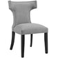 Curve Fabric Dining Chair | Polyester by Modway