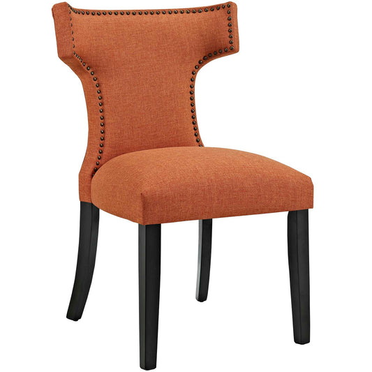 Curve Fabric Dining Chair | Polyester by Modway
