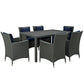Sojourn 7 Piece Outdoor Patio Sunbrella Dining Set by Modway