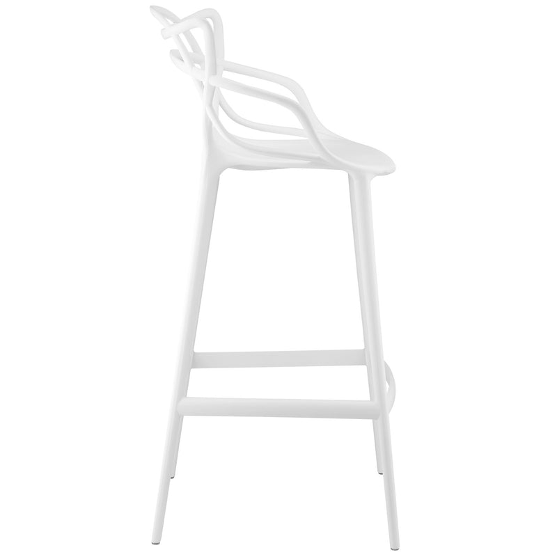 Entangled Bar Stool Set of 4 White by Modway
