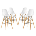 Pyramid Dining Side Bar Stool Set of 4 by Modway