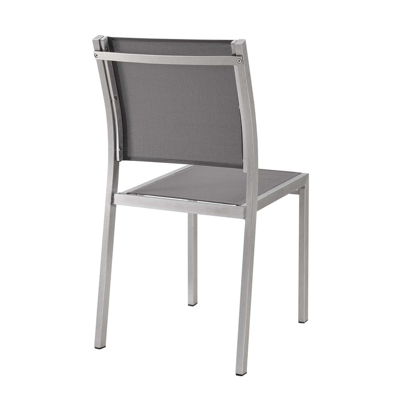 Shore Side Chair Outdoor Patio Aluminum Set of 2 by Modway