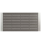 Shore 5 Piece Outdoor Patio Aluminum Dining Set Silver Gray Arm Chairs by Modway