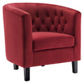 Prospect Performance Velvet Armchair | Polyester by Modway