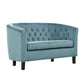 Prospect Velvet Loveseat | Polyester by Modway