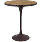Drive Wood Bar Table Brown by Modway