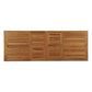 Marina Extendable Outdoor Patio Teak Dining Table Natural by Modway