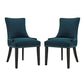 Marquis Dining Side Chair Fabric Set of 2 | Polyester by Modway