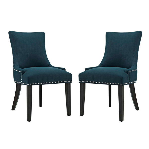 Marquis Dining Side Chair Fabric Set of 2 | Polyester by Modway