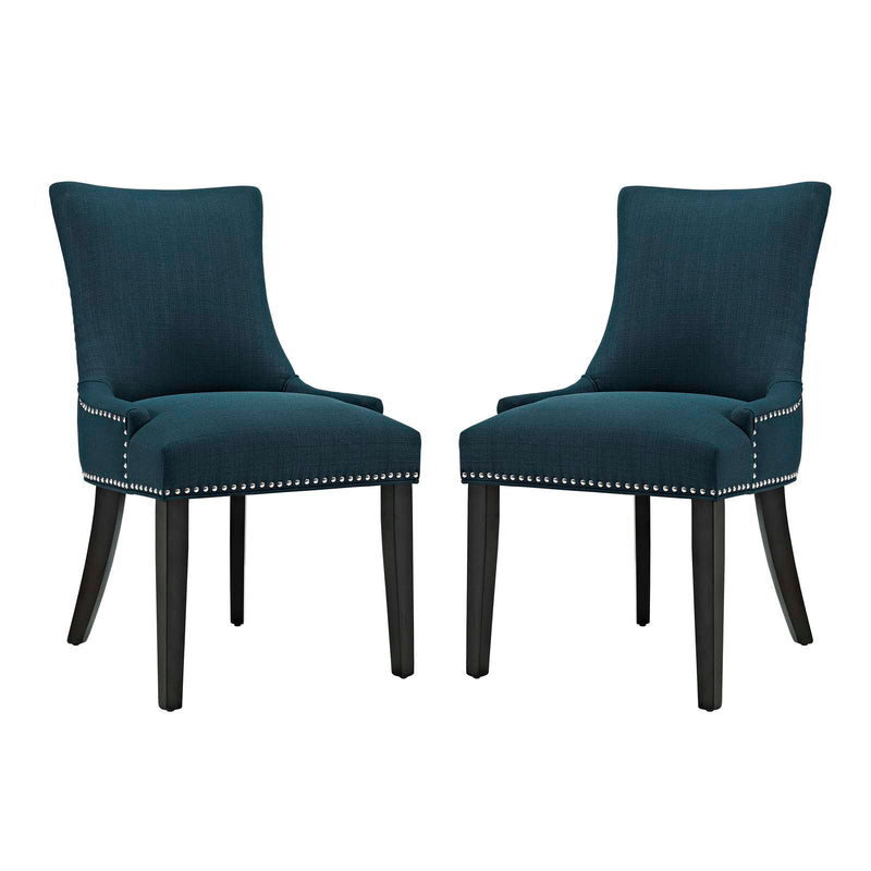 Marquis Dining Side Chair Fabric Set of 2 | Polyester by Modway