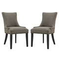 Marquis Dining Side Chair Fabric Set of 2 | Polyester by Modway