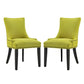 Marquis Dining Side Chair Fabric Set of 2 | Polyester by Modway