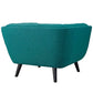 Bestow 2 Piece Upholstered Fabric Armchair Set | Polyester by Modway