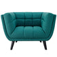 Bestow 2 Piece Upholstered Fabric Armchair Set | Polyester by Modway