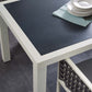 Stance 90.5" Outdoor Patio Aluminum Dining Table in Gray by Modway