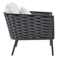 Stance Outdoor Patio Aluminum Armchair | Polyester by Modway