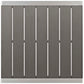 Shore 3 Piece Outdoor Patio Aluminum Outdoor Pub Set Silver Gray Arm Chairs by Modway