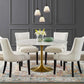 Marquis Dining Chair Faux Leather Set of 2 by Modway