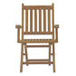 Marina 7 Piece Outdoor Patio Teak Outdoor Dining Set Natural Arm Chairs by Modway