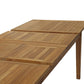 Marina 7 Piece Outdoor Patio Teak Outdoor Dining Set Natural Arm Chairs by Modway