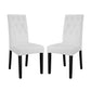 Confer Dining Side Chair Vinyl Set of 2 by Modway