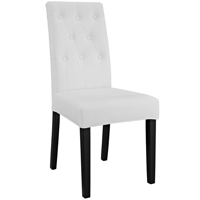 Confer Dining Side Chair Vinyl Set of 2 by Modway