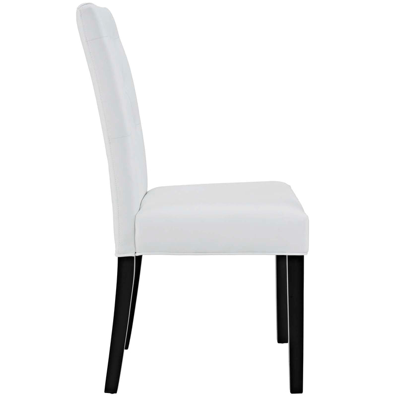 Confer Dining Side Chair Vinyl Set of 4 by Modway