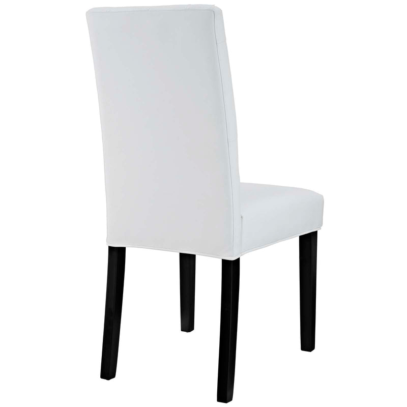 Confer Dining Side Chair Vinyl Set of 4 by Modway