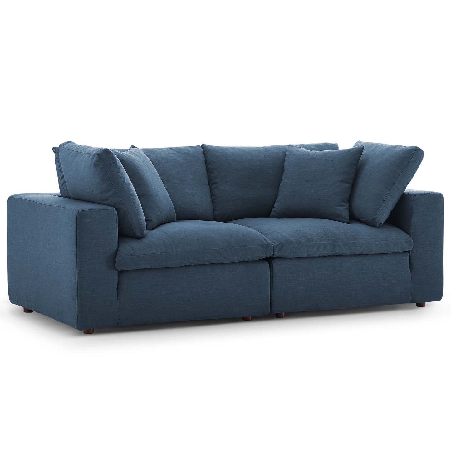 Commix Down Filled Overstuffed 2 Piece Sectional Sofa Set | Polyester by Modway