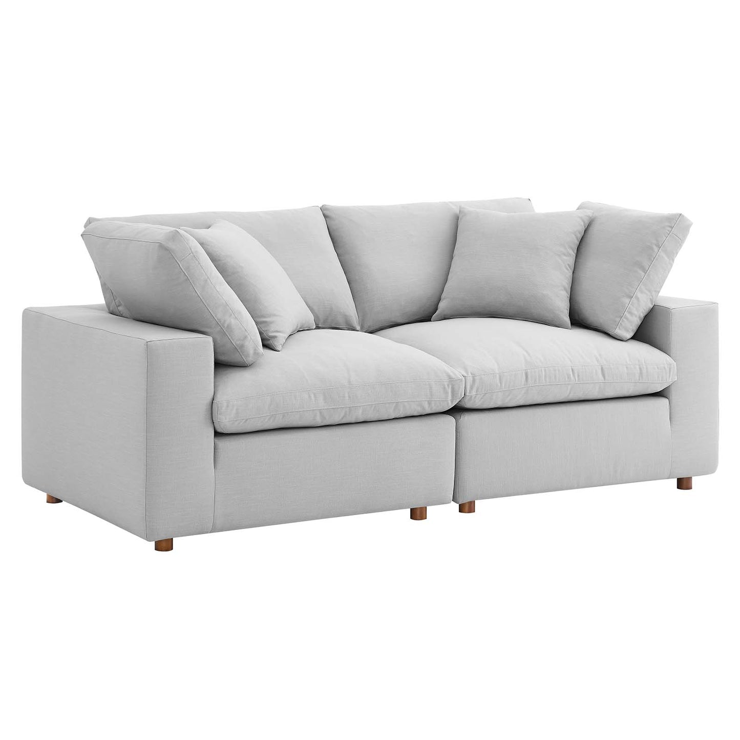 Commix Down Filled Overstuffed 2 Piece Sectional Sofa Set | Polyester by Modway