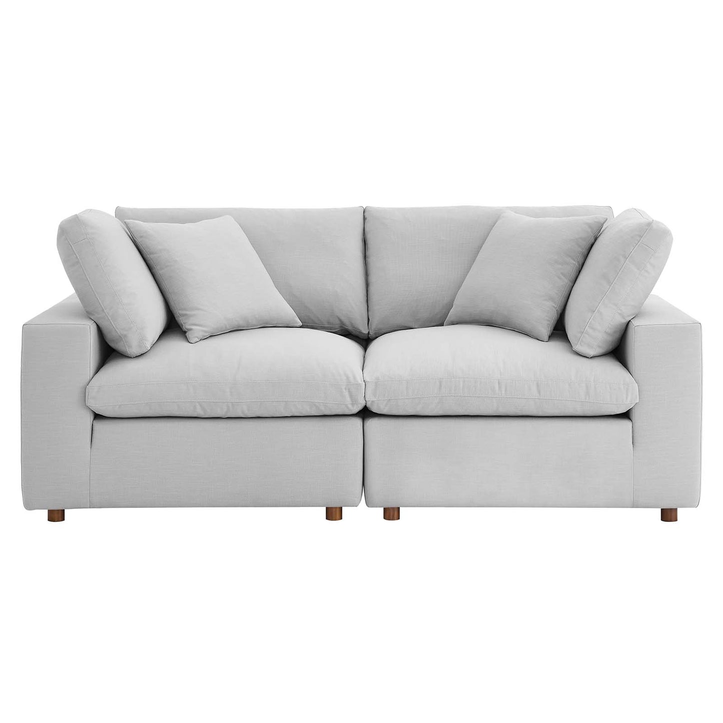 Commix Down Filled Overstuffed 2 Piece Sectional Sofa Set | Polyester by Modway