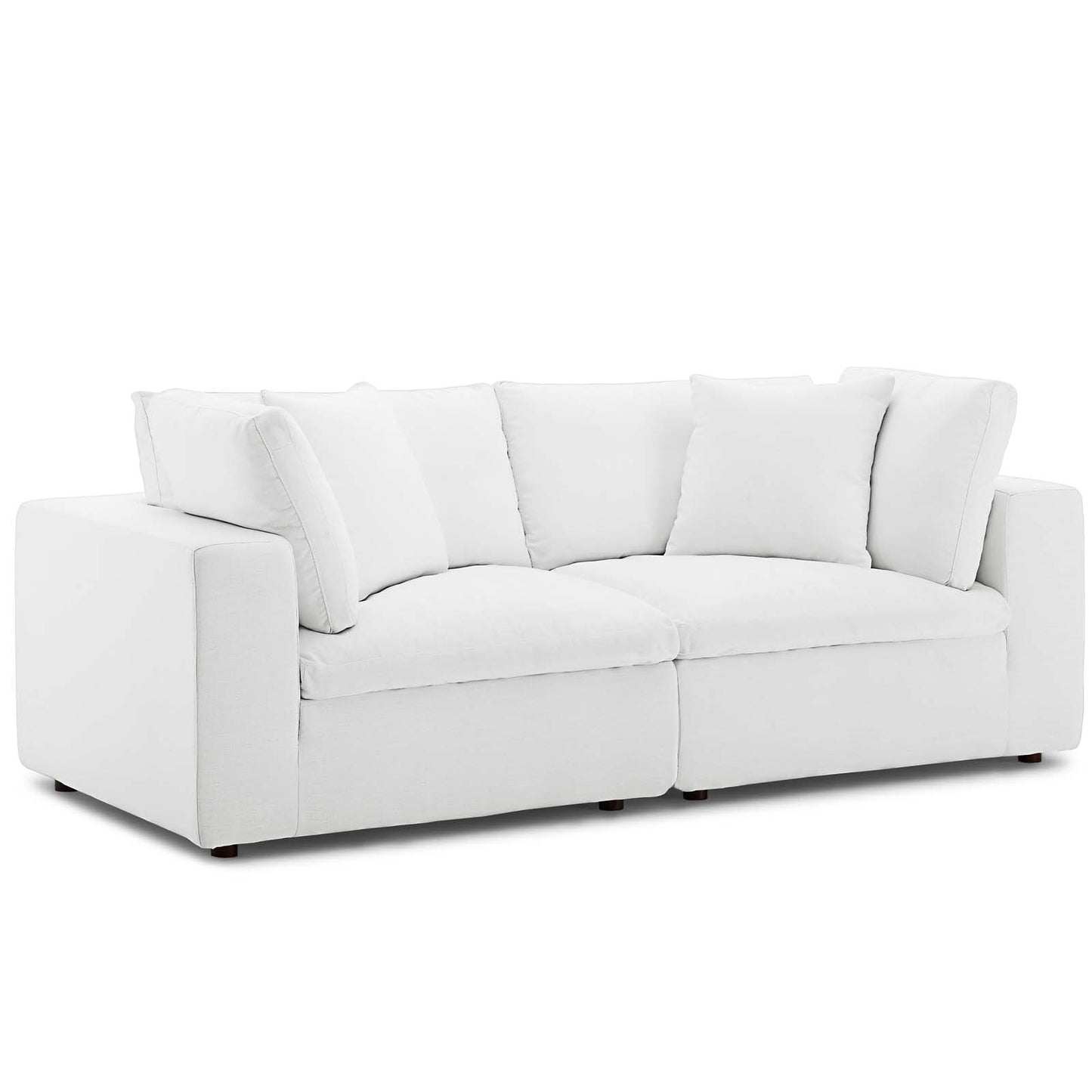 Commix Down Filled Overstuffed 2 Piece Sectional Sofa Set | Polyester by Modway