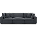 Commix Down Filled Overstuffed 3-Piece Sectional Sofa Set | Polyester by Modway