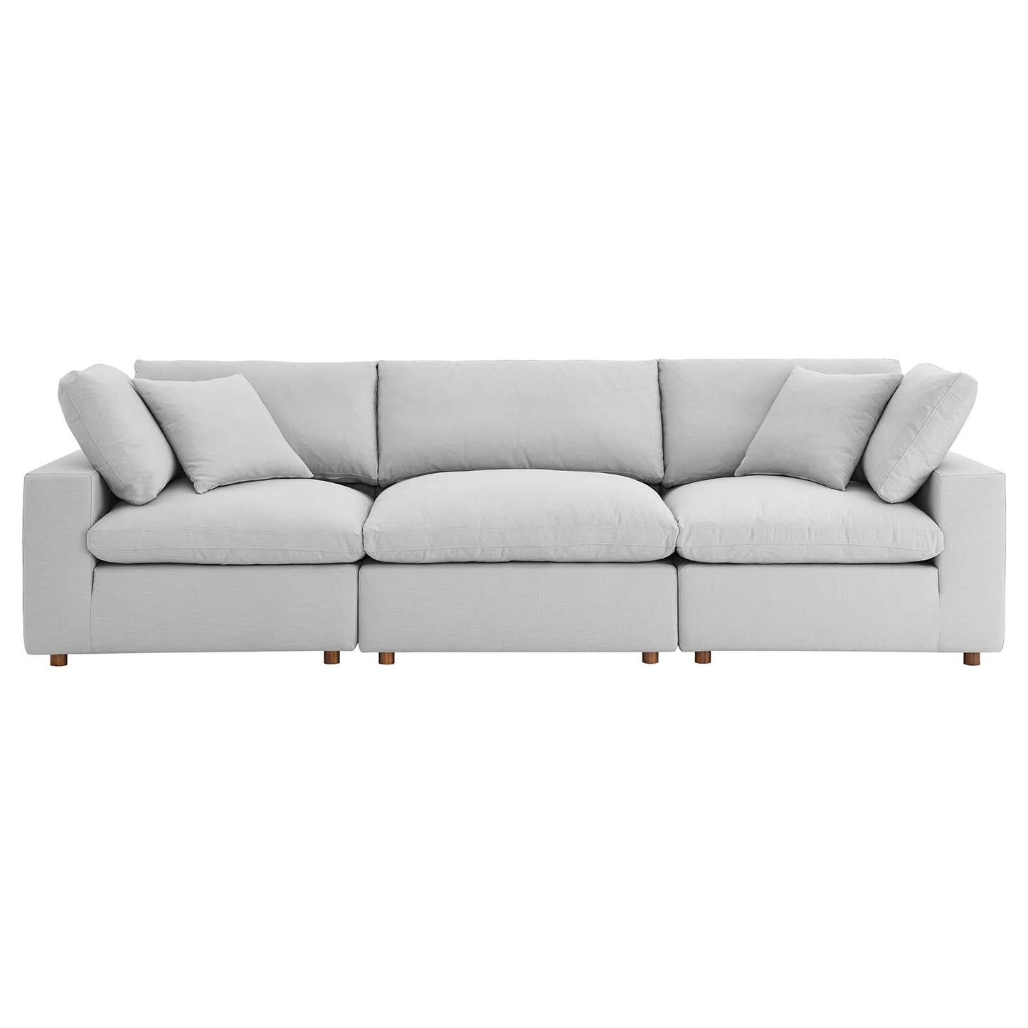 Commix Down Filled Overstuffed 3-Piece Sectional Sofa Set | Polyester by Modway