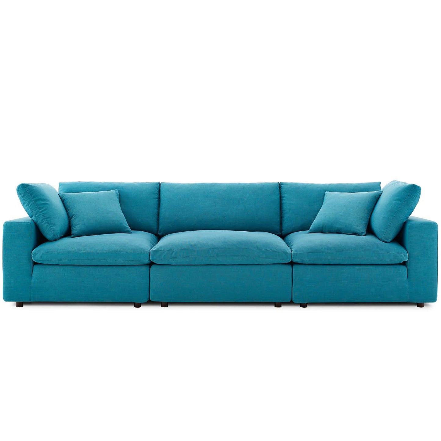 Commix Down Filled Overstuffed 3-Piece Sectional Sofa Set | Polyester by Modway