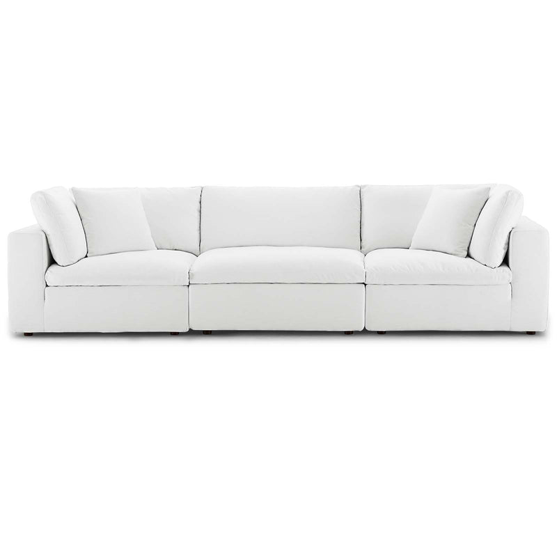 Commix Down Filled Overstuffed 3-Piece Sectional Sofa Set | Polyester by Modway