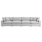 Commix Down Filled Overstuffed 4 Piece Sectional Sofa Set | Polyester by Modway
