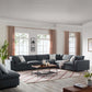 Commix Down Filled Overstuffed 6 Piece Sectional Sofa Set | Polyester by Modway