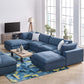 Commix Down Filled Overstuffed 6 Piece Sectional Sofa Set | Polyester Modway