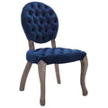 Exhibit French Vintage Dining Performance Velvet Side Chair by Modway