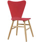Cascade Dining Chair (Set of 4) Red by Modway